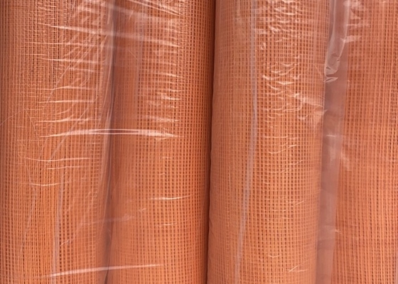 Chiều dài màu cam 100m Lưới dây sợi 5x5mm để giữ cho tường sạch và khô