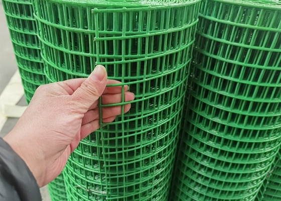 25x25mm chiều dài 10m PVC Lưới thép hàn phủ PVC Hàng rào lưới vườn xanh